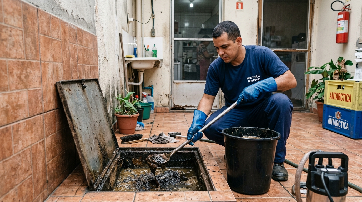 Limpeza de Caixa de Gordura perto de mim em Uberlândia‑MG